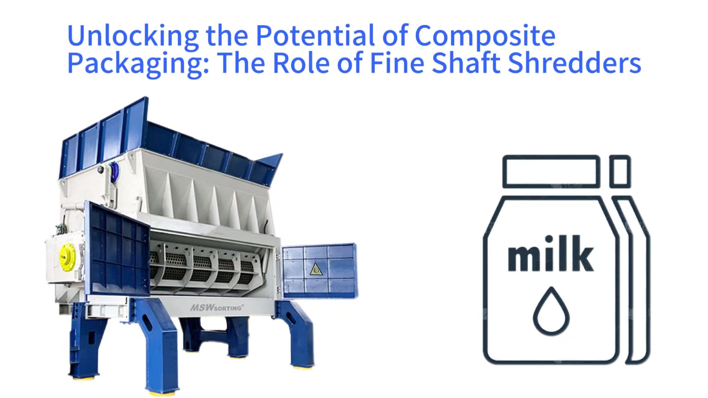 Unlocking the Potential of Composite Packaging: The Role of Fine Shaft Shredders