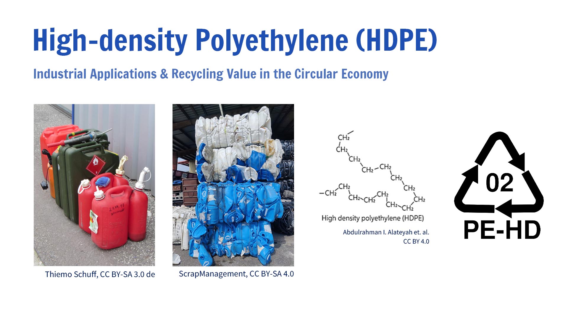 HDPE, High-Density Polyethylene Industrial Applications & Recycling Value in the Circular Economy