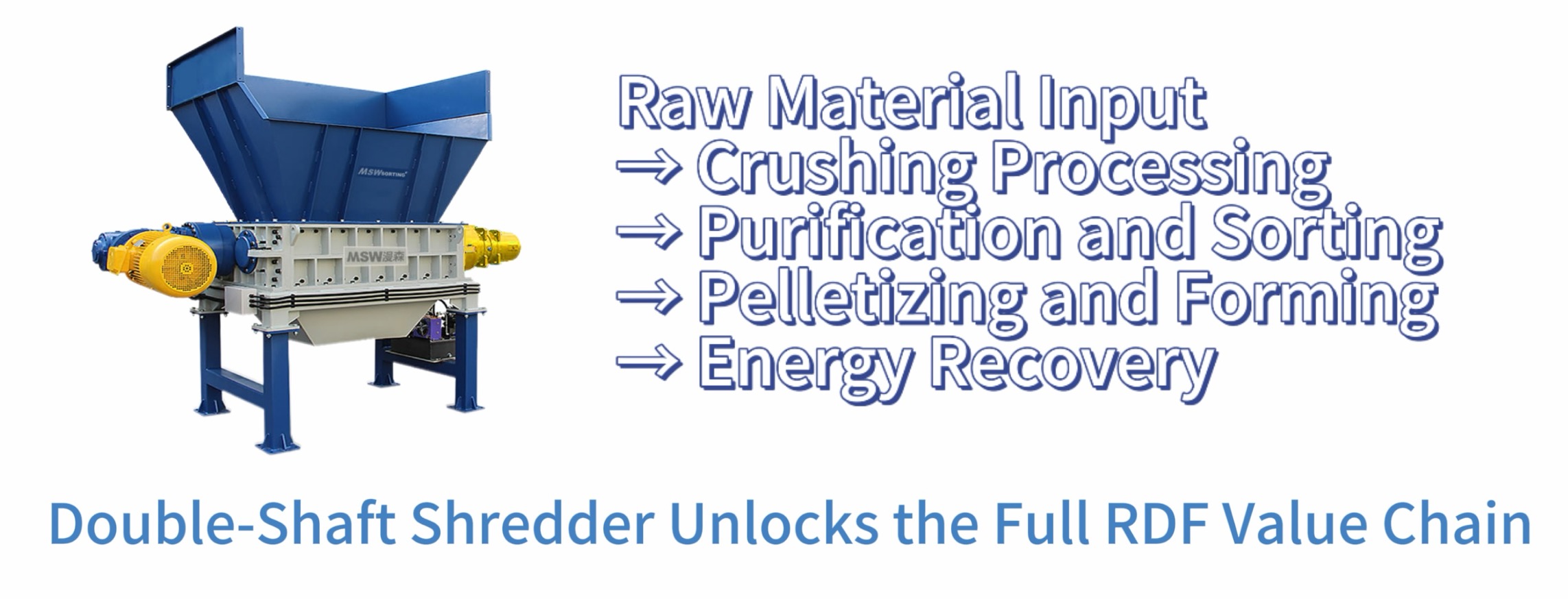 Double-Shaft Shredder Unlocks the Full RDF Value Chain