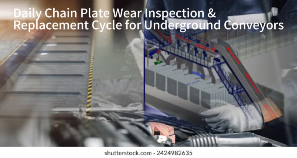 Daily Chain Plate Wear Inspection & Replacement Cycle for Underground Conveyors