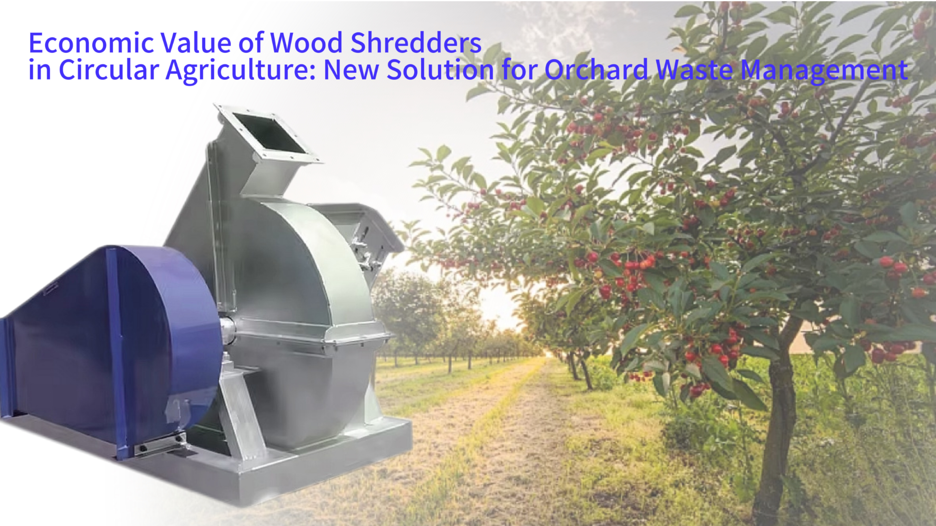 Economic Value of Wood Shredders in Circular Agriculture: New Solution for Orchard Waste Management