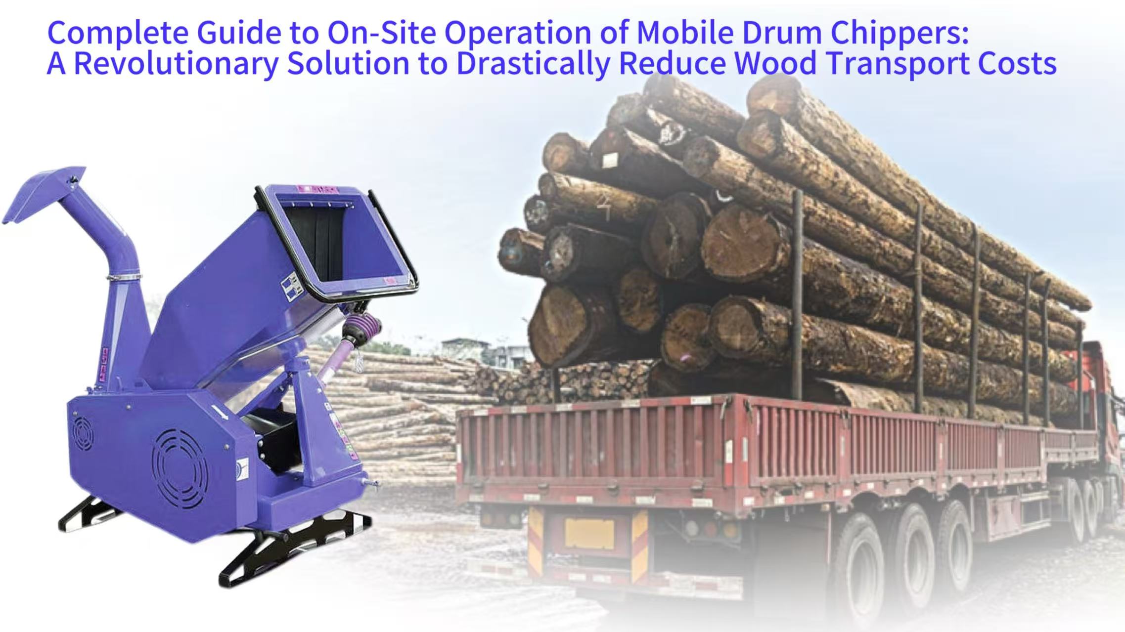 Complete Guide to On-Site Operation of Mobile Drum Chippers: A Revolutionary Solution to Drastically Reduce Wood Transport Costs