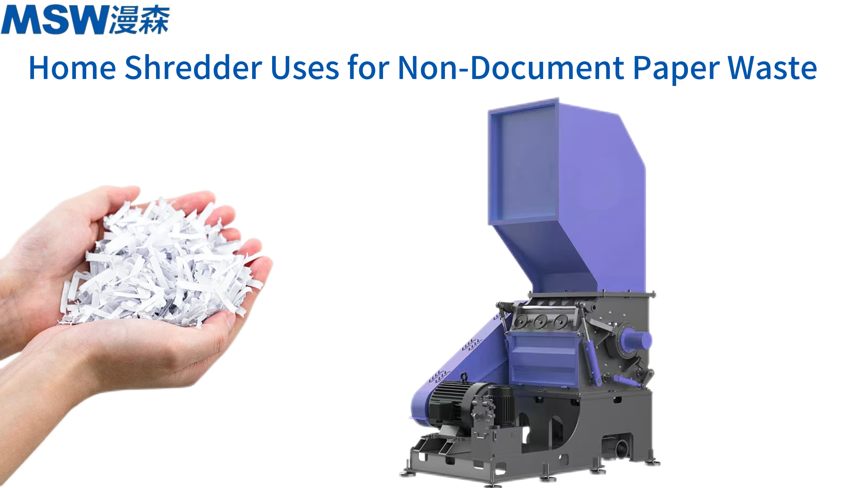Home Shredder Uses for Non-Document Paper Waste