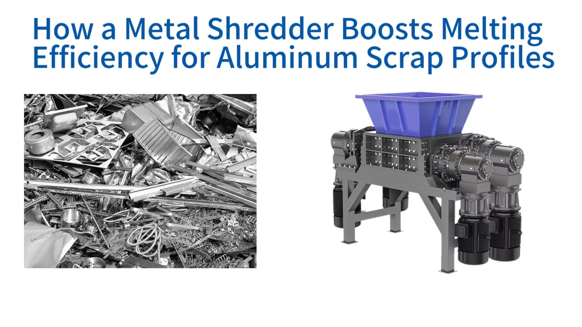 Solving the Winding Problem: How a Metal Shredder Boosts Melting Efficiency for Aluminum Scrap Profiles