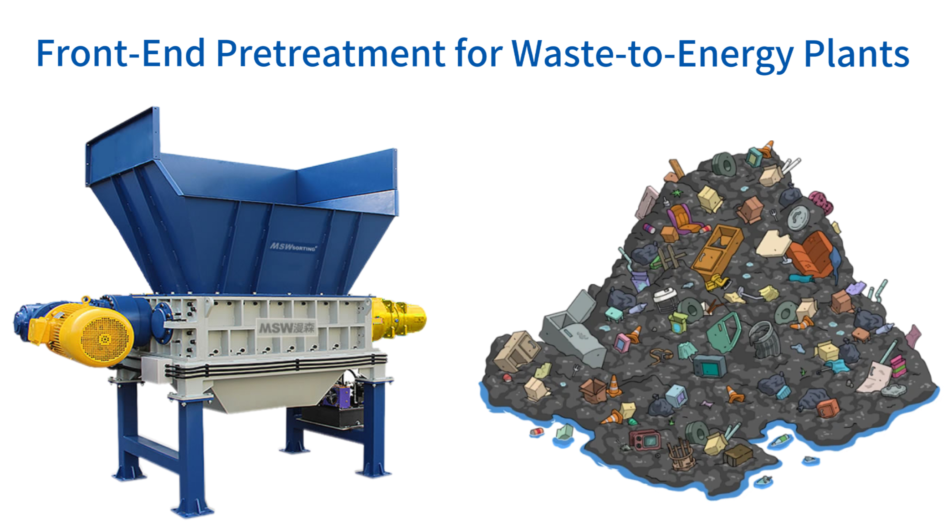 Front-End Pretreatment for Waste-to-Energy Plants: Real Cases of RDF Shredders Increasing Calorific Value